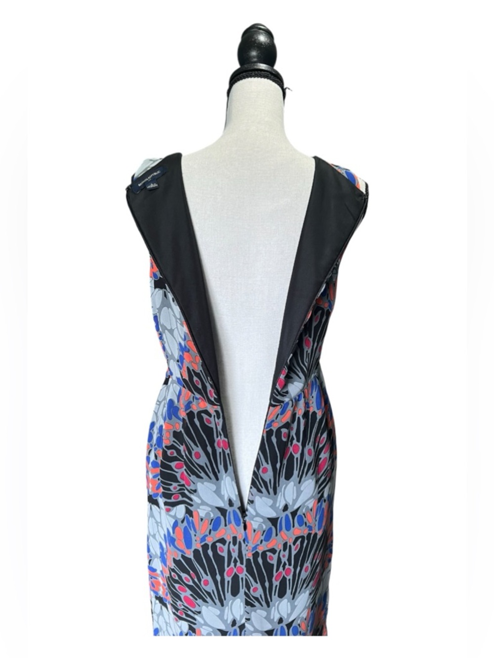Banana Republic Sleeveless V-Neck Floral Wrap Dress size 2 - Picture 3 of 7